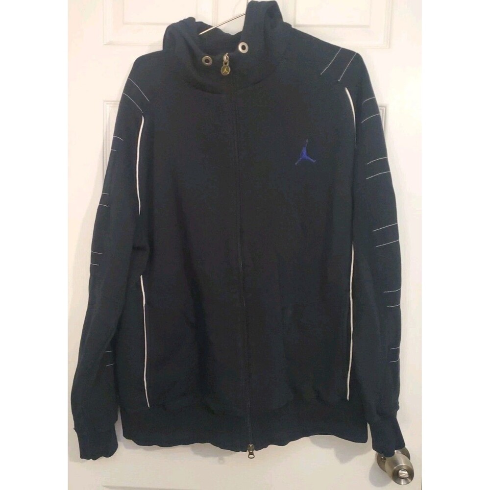 Nike Air Jordan Hoodie Men's XL Fleece Lined Long Sleeve Full Zip 437312-010